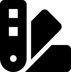 Gui Swatchbook Outline Svg File, Free Vectors File